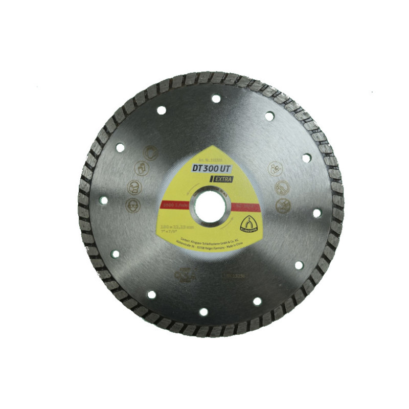DIJAMANTSKA PLOČA ZA BETON 180X2.2X22.23 MM DT300UT KLINGSPOR (325355) DIJAMANTSKA PLOČA ZA BETON 180X2.2X22.23 MM DT300UT KLINGSPOR (325355)