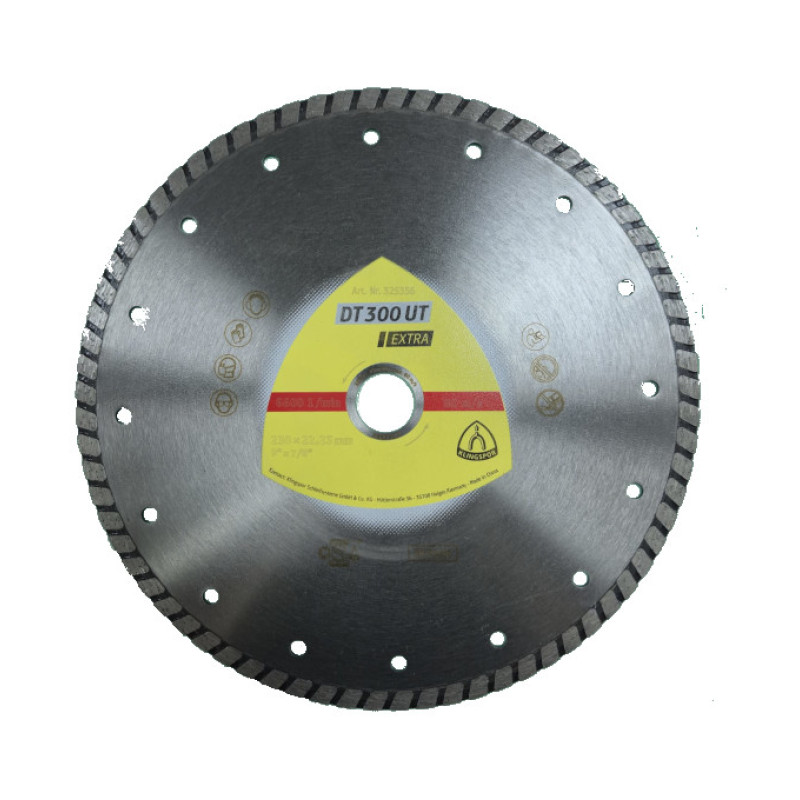 DIJAMANTSKA PLOČA ZA BETON 230X2.5X22.23 MM DT300UT KLINGSPOR (325356) DIJAMANTSKA PLOČA ZA BETON 230X2.5X22.23 MM DT300UT KLINGSPOR (325356)