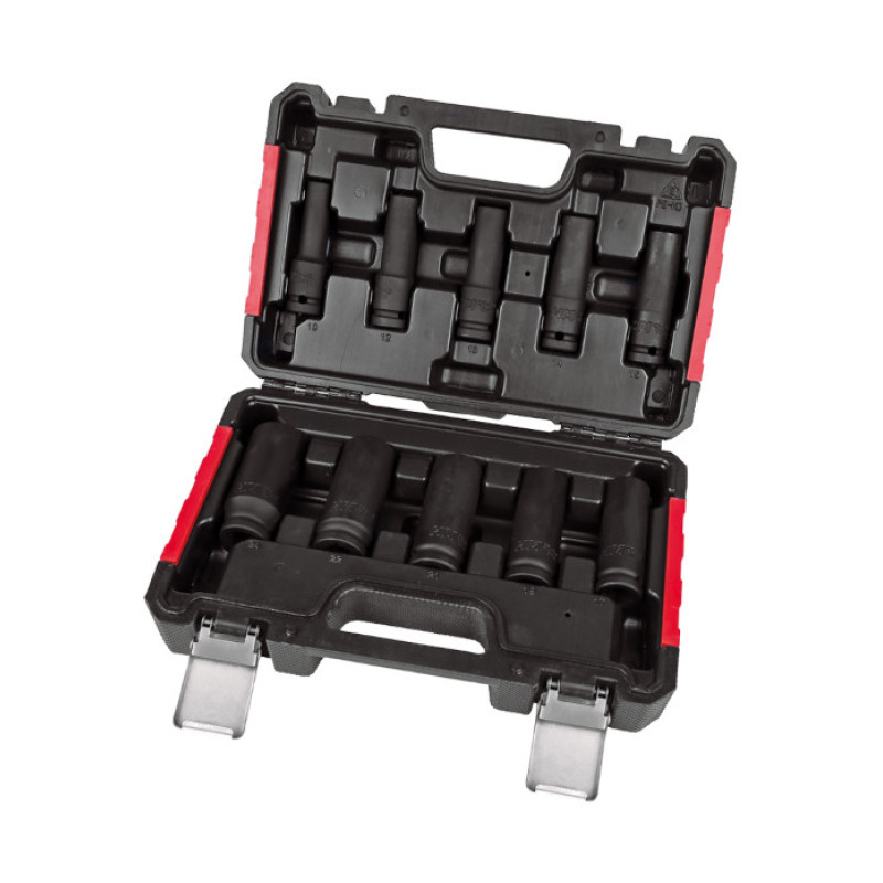 GARNITURA NASADNIH KLJUČEVA KOVANIH 1/2" 10-24 MM T23A-P HM MULLNER GARNITURA NASADNIH KLJUČEVA KOVANIH 1/2" 10-24 MM T23A-P HM MULLNER