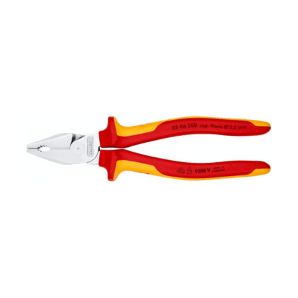 KLEŠTA KOMBINOVANA - MOTOCANGLE 200 MM VDE 1000V 0206200 KNIPEX
