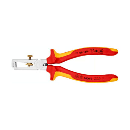 KLEŠTA ZA SKIDANJE IZOLACIJE - BLANKERICE 160 MM VDE 1000V 1106160 KNIPEX