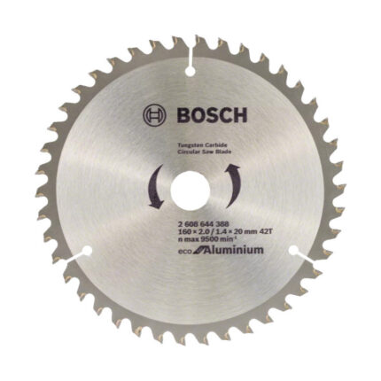 LIST KRUŽNE TESTERE ZA ALUMINIJUM 160X2X20 MM 42Z ECO BOSCH (2608644388)