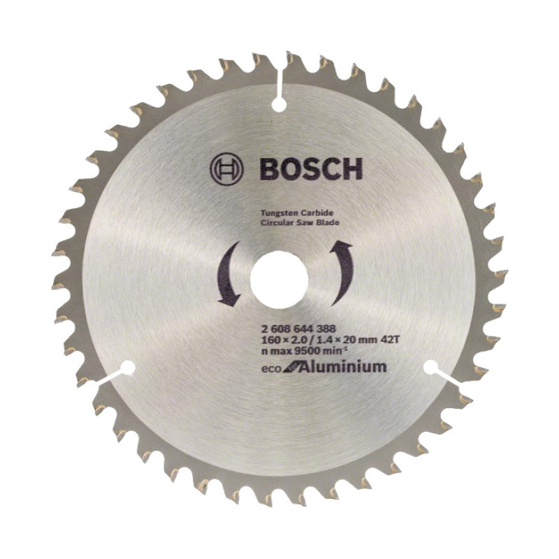 LIST KRUŽNE TESTERE ZA ALUMINIJUM 160X2X20 MM 42Z ECO BOSCH (2608644388) LIST KRUŽNE TESTERE ZA ALUMINIJUM 160X2X20 MM 42Z ECO BOSCH (2608644388)