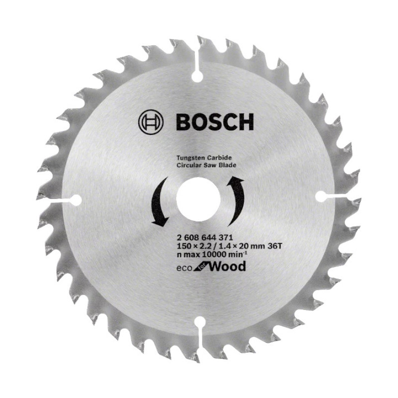 LIST KRUŽNE TESTERE ZA DRVO 150X2.2X20 MM 36Z ECO BOSCH (2608644371) LIST KRUŽNE TESTERE ZA DRVO 150X2.2X20 MM 36Z ECO BOSCH (2608644371)
