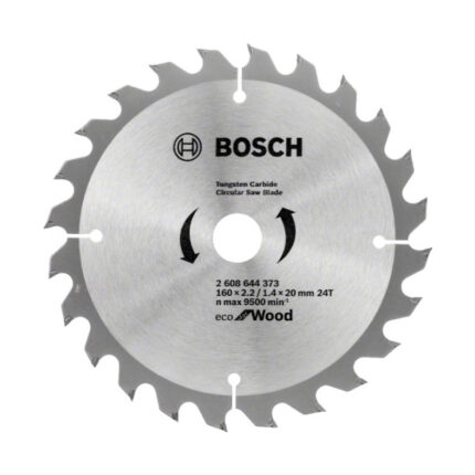 LIST KRUŽNE TESTERE ZA DRVO 160X2.2X20 MM 24Z ECO BOSCH (2608644373)