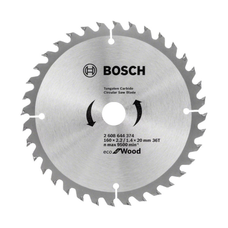 LIST KRUŽNE TESTERE ZA DRVO 160X2.2X20 MM 36Z ECO BOSCH (2608644374) LIST KRUŽNE TESTERE ZA DRVO 160X2.2X20 MM 36Z ECO BOSCH (2608644374)
