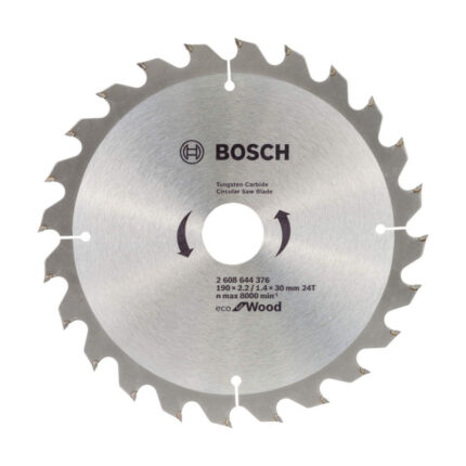 LIST KRUŽNE TESTERE ZA DRVO 190X2.2X30 MM 24Z ECO BOSCH (2608644376)