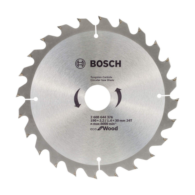 LIST KRUŽNE TESTERE ZA DRVO 190X2.2X30 MM 24Z ECO BOSCH (2608644376) LIST KRUŽNE TESTERE ZA DRVO 190X2.2X30 MM 24Z ECO BOSCH (2608644376)