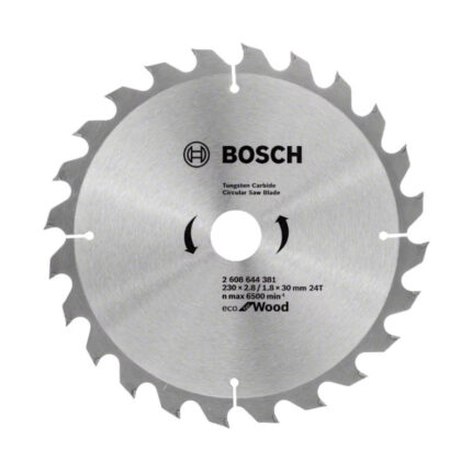 LIST KRUŽNE TESTERE ZA DRVO 230X2.8X30 MM 24Z ECO BOSCH (2608644381)