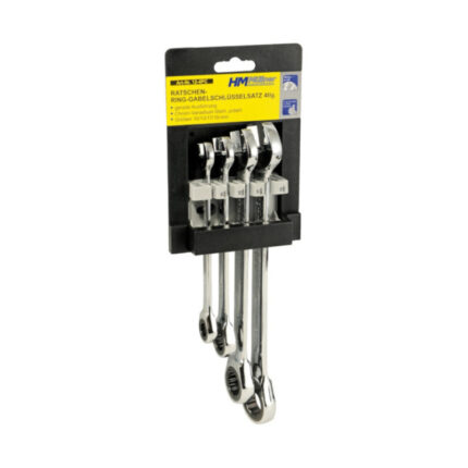 SET VILJUŠKASTO - OKASTIH KLJUČEVA SA ČEGRTALJKOM 10-19 MM 12-4PC HM MULLNER