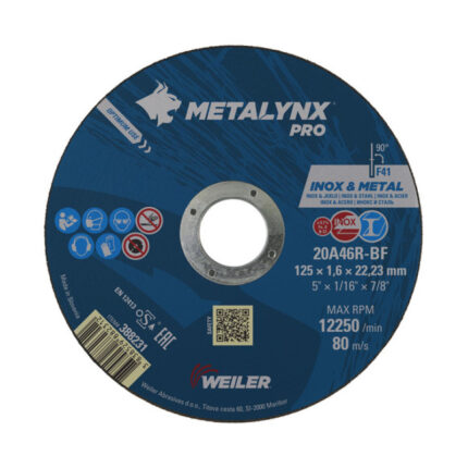 REZNA PLOČA 125X1.6X22.23 MM WEILER (388231)