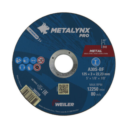 REZNA PLOČA 125X3.0X22.23 MM WEILER (388259)