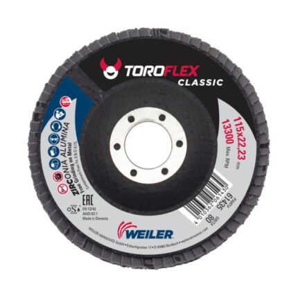 LAMELNI BRUSNI DISK 115X22.23 MM ZRNO 80 WEILER (61435)