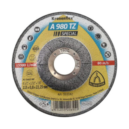 REZNA PLOČA 115X0.8X22.23 MM A980TZ SPECIAL KLINGSPOR (322182)