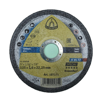 REZNA PLOČA 125X1.6X22.23 MM A46TZ SPECIAL KLINGSPOR (187171)