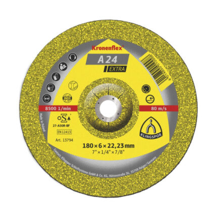 BRUSNA PLOČA 180X6X22.23 MM A24 EXTRA KLINGSPOR (13444)