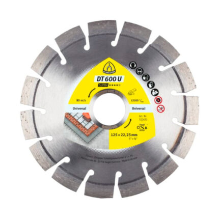 DIJAMANTSKA PLOČA ZA ARMIRANI BETON 230X2.6X22.23 MM DT600U SUPRA KLINGSPOR (322634)