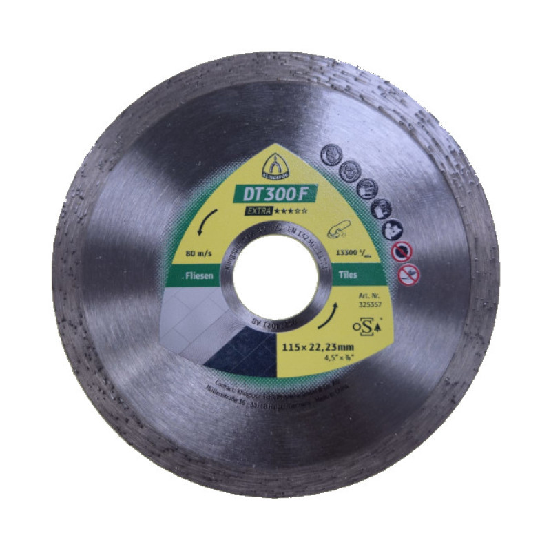DIJAMANTSKA PLOČA ZA KERAMIKU DT300F EXTRA 115X1.6X22.23 MM KLINGSPOR (325357) normalized DIJAMANTSKA PLOČA ZA KERAMIKU DT300F EXTRA 115X1.6X22.23 MM KLINGSPOR (325357)