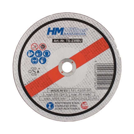 REZNA PLOČA ZA INOX I METAL 230X2.5 MM TS-230BU HM MULLNER