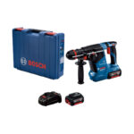 AKUMULATORSKI ELEKTRO-PNEUMATSKI ČEKIĆ ZA BUŠENJE SDS PLUS GBH 187-LI + 2 x GBA 18V 5 Ah BOSCH (0611923121)