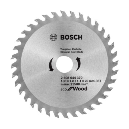 LIST KRUŽNE TESTERE ZA DRVO 130X1.8X20 MM 36Z ECO BOSCH (2608644370)