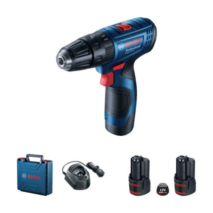 AKUMULATORSKA VIBRACIONA BUŠILICA - ODVRTAČ GSB 120-LI + 2 X GBA 12V 2 AH BOSCH (06019G8100)