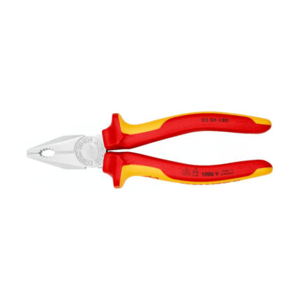 KLEŠTA KOMBINOVANA - MOTOCANGLE 180 MM VDE 1000V 0306180 KNIPEX