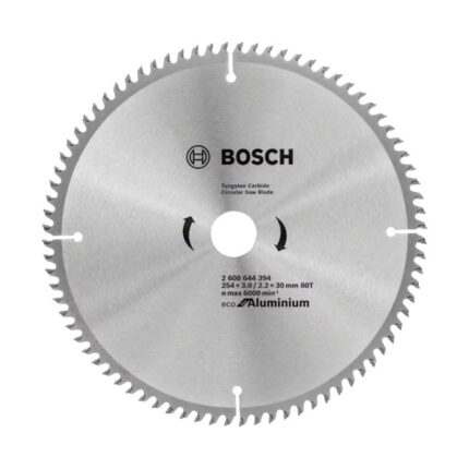 LIST KRUŽNE TESTERE ZA ALUMINIJUM 254X3X30 MM 80Z ECO BOSCH (2608644394)
