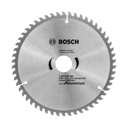 LIST KRUŽNE TESTERE ZA ALUMINIJUM 190X2.2X30 MM 54Z ECO BOSCH (2608644389)