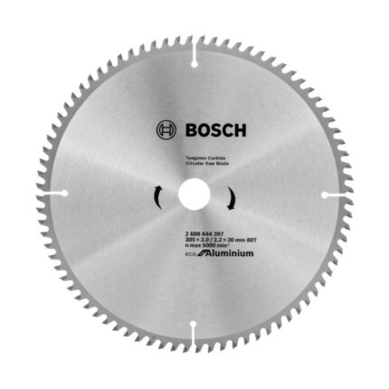 LIST KRUŽNE TESTERE ZA ALUMINIJUM 305X3X30 MM 80Z ECO BOSCH (2608644397)