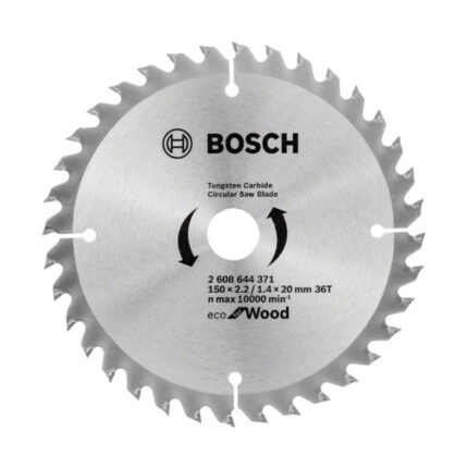 LIST KRUŽNE TESTERE ZA DRVO 150X2.2X20 MM 36Z ECO BOSCH (2608644371)