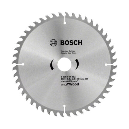 LIST KRUŽNE TESTERE ZA DRVO 230X2.8X30 MM 48Z ECO BOSCH (2608644382)