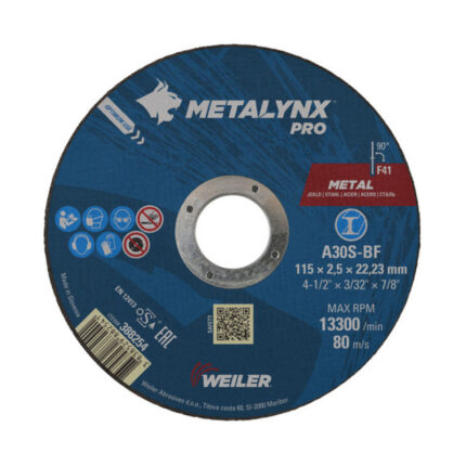 REZNA PLOČA 115X3.0X22.23 MM WEILER (388254)