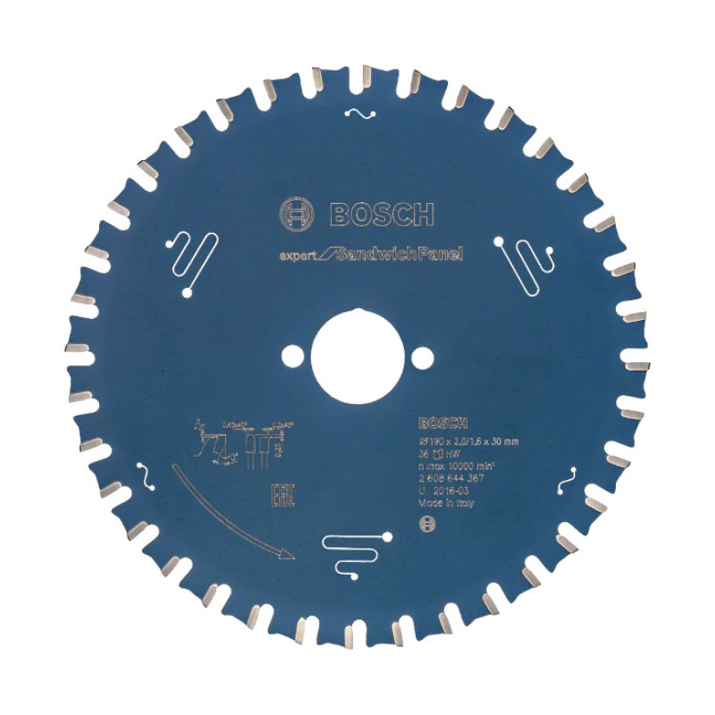 LIST KRUŽNE TESTERE ZA SENDVIČ PANELE 190X2X30 MM 36Z EXPERT BOSCH (2608644367) normalized LIST KRUŽNE TESTERE ZA SENDVIČ PANELE 190X2X30 MM 36Z EXPERT BOSCH (2608644367)