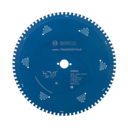 LIST KRUŽNE TESTERE ZA SENDVIČ PANELE 355X2.6X30 MM 80Z EXPERT BOSCH (2608644147)