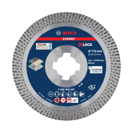 DIJAMANTSKA REZNA PLOČA ZA KERAMIKU X-LOCK 115X1.4 MM BOSCH (2608900657)