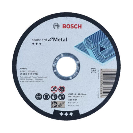 REZNA PLOČA ZA METAL 125X1 MM BOSCH (2608619768)