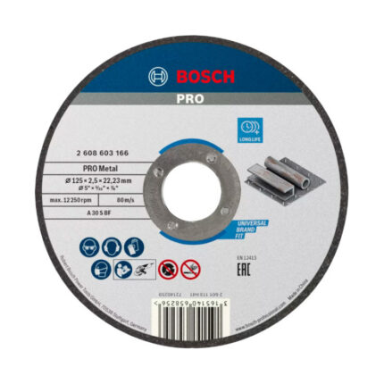 REZNA PLOČA ZA METAL 125X2.5 MM BOSCH (2608603166)