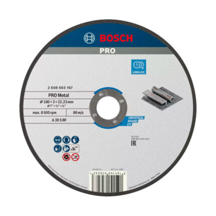 REZNA PLOČA ZA METAL 180X3 MM BOSCH (2608603167)