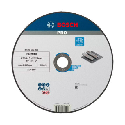 REZNA PLOČA ZA METAL 230X3 MM BOSCH (2608603168)