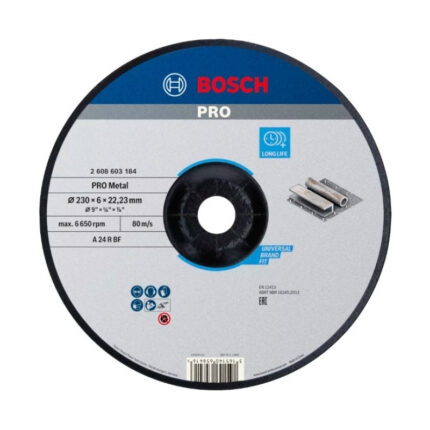 BRUSNA PLOČA ZA METAL 230X6 MM BOSCH (2608603184)