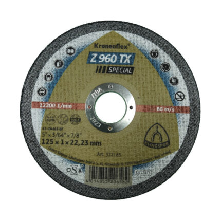 REZNA PLOČA 125X1X22.23 MM A60TZ SPECIAL KLINGSPOR (202401)