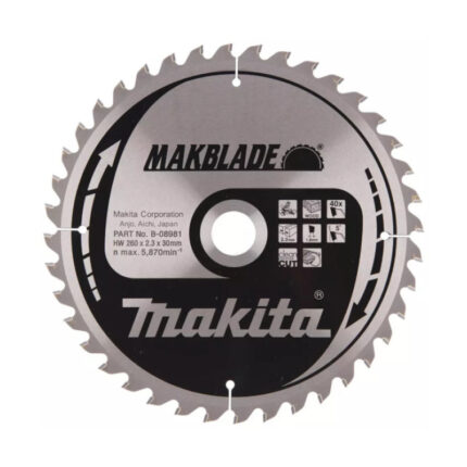 LIST TESTERE OD TVRDOG METALA ZA DRVO 260X30 MM B-08981 MAKITA