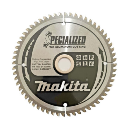 LIST TESTERE OD TVRDOG METALA ZA ALUMINIJUM 160X30 MM B-09569 MAKITA