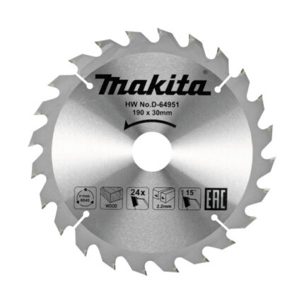 LIST TESTERE ZA DRVO 190X30 24Z D-64951 MAKITA