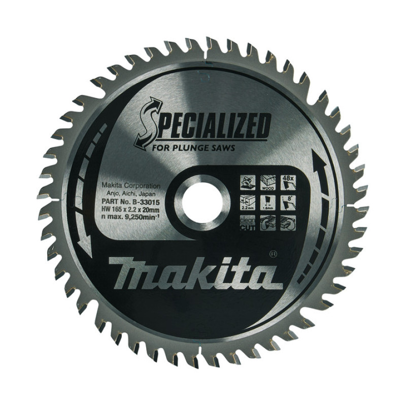 LIST TESTERE OD TVRDOG METALA ZA DRVO 165X20 48Z MM SPECIALIZED B 33015 MAKITA normalized LIST TESTERE OD TVRDOG METALA ZA DRVO 165X20 48Z MM SPECIALIZED B-33015 MAKITA