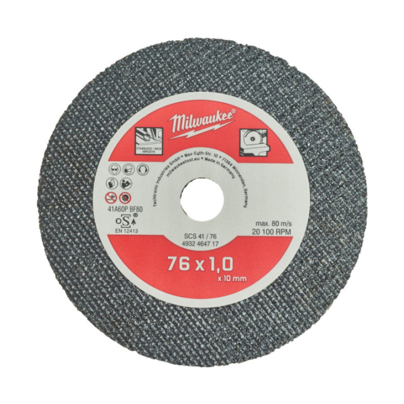 REZNI DISK 76X1 MM MILWAUKEE (4932464717) normalized REZNI DISK 76X1 MM MILWAUKEE (4932464717)