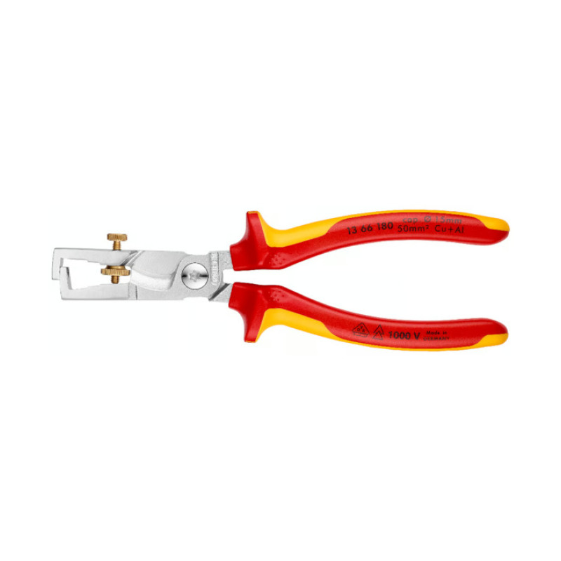 KLEŠTA ZA SKIDANJE IZOLACIJE BLANKERICE 180 MM VDE 1000V 1366180 KNIPEX normalized KLEŠTA ZA SKIDANJE IZOLACIJE - BLANKERICE 180 MM VDE 1000V 1366180 KNIPEX