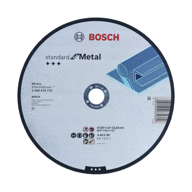 REZNA PLOČA ZA METAL 230X1.9 MM BOSCH (2608619770) REZNA PLOČA ZA METAL 230X1.9 MM BOSCH (2608619770)