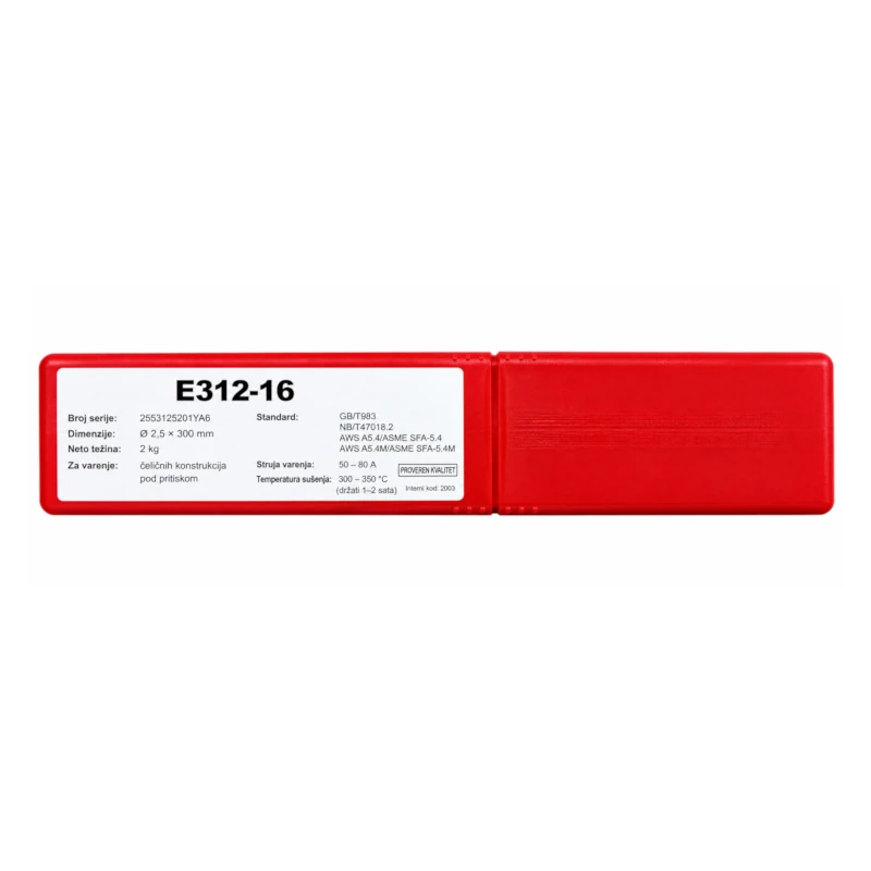 Elektroda prohromska 29 9 E312 16 Ø2.5 mm N Fill Tehnoalat Valjevo Elektroda prohromska 29 9 E312 16 Ø2.5 mm N Fill Tehnoalat Valjevo
